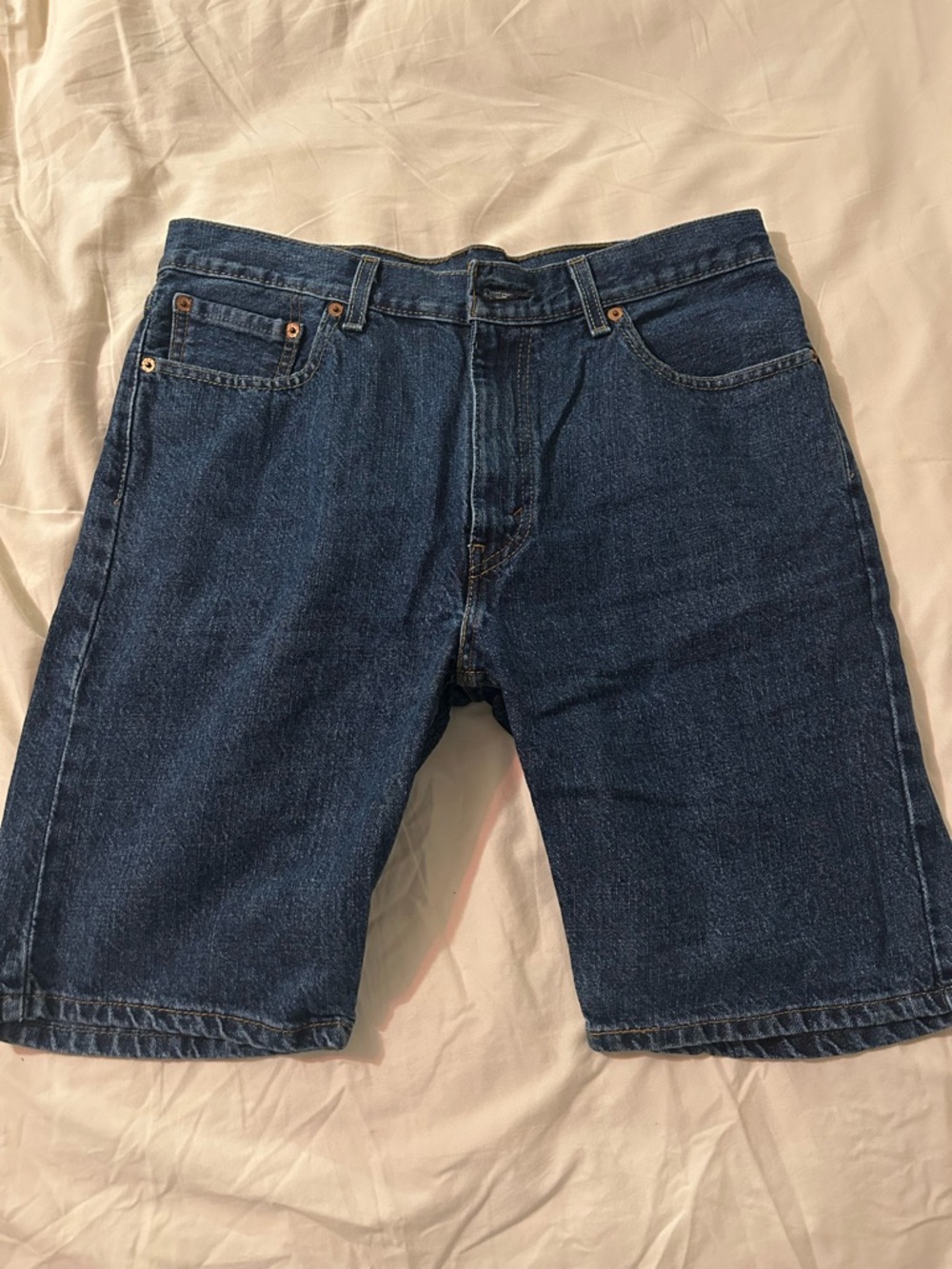 Levi’s 505 Men's Denim Shorts in Dark Blue